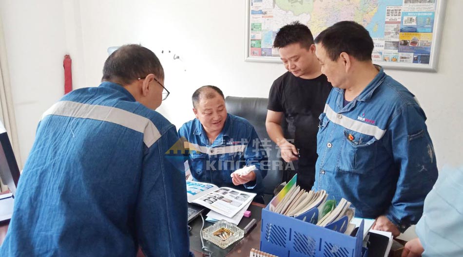 永利集团特瓷赴四川某水泥厂现场勘探以及手艺交流